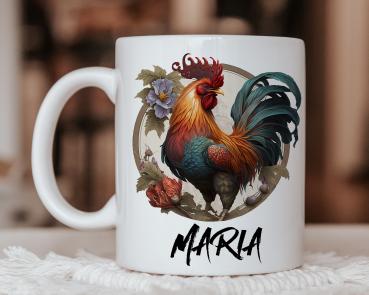 Coffee mug chinese zodiac Rooster